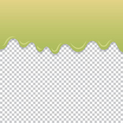 Flowing melon cream vector.