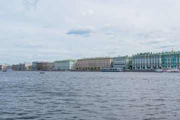 Naklejka premium panorama of city of st petersburg