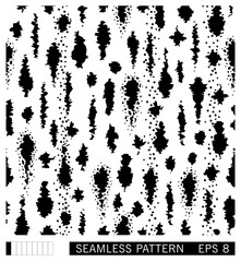 Seamless grunge spotted pattern