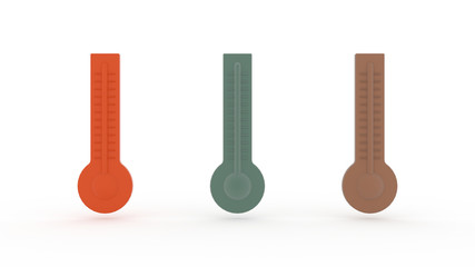 Thermometer, Collection of icons style of hospital or medical care. Sign or symbols of Medicine and Health Care.