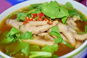 Tom Yum Chicken Legs have a good smell because they contain vegetables and are very tasty.