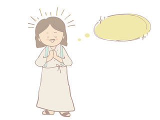 祈るイエスキリスト