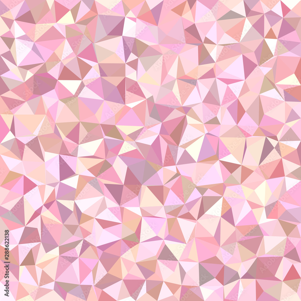 Poster geometric abstract irregular triangle tiled mosaic background - polygon vector graphic design from t