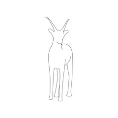 Gazzelle Isolated Pose Line