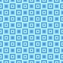 Abstract repeating square pattern background design - colored vector graphic