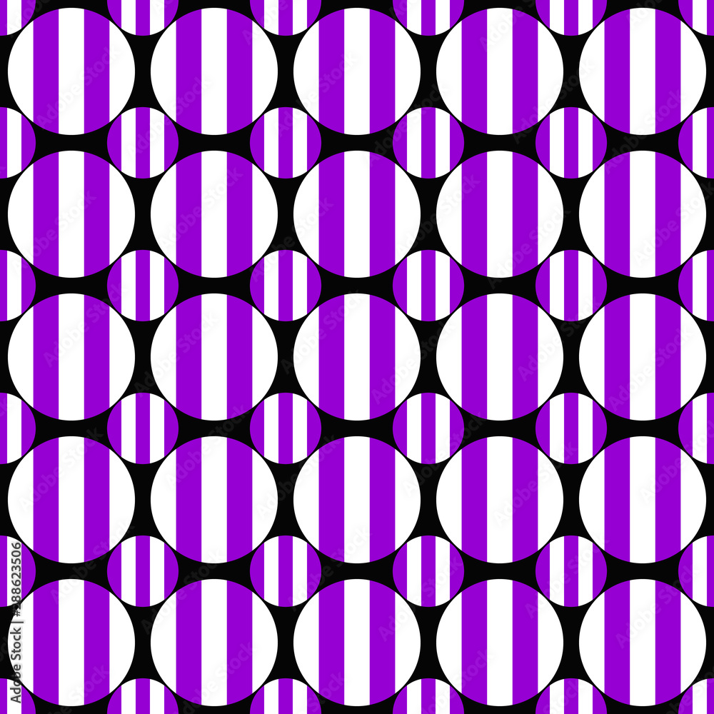 Poster Simple seamless pattern - vector circle background design