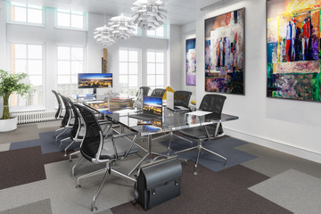 Besprechungsraum - 3d Visualisierung