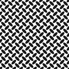 Monochrome repeating halftone diagonal ellipse pattern background design - abstract vector graphic design