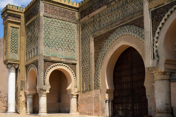 Bab Mansour in Meknes Marokko