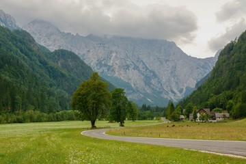 Logar valley in Slovenia