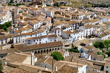 Obraz premium Ville de Velez Blanco. Espagne. Vue qérienne.