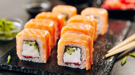 Beautiful Philadelphia Sushi Rolls