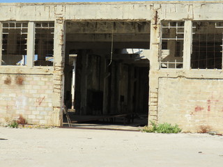abandoned building