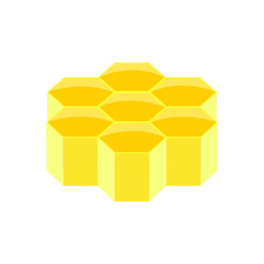 Honeycomb vector design illustration isolated on white background