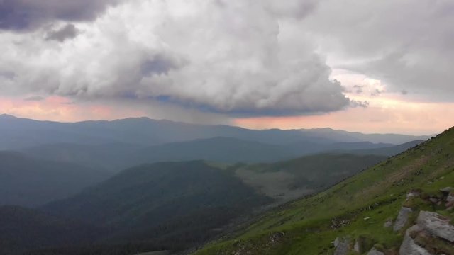Storm over Marmaros, Carpathian Mountains