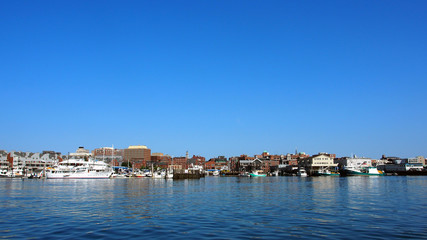 Fototapeta na wymiar Portland, Maine, USA: Fischereihafen