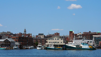 Obraz premium Portland, Maine, USA: Fischereihafen