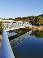 Fototapeta premium The bridge on the Lake