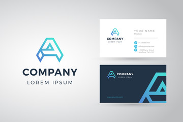 A logo business card