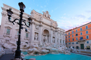 Fountain di Trevi in Rome, Italy
