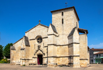 Coulon. Eglise sainte trinité. Deux-Sèvres, Poitou-Charentes