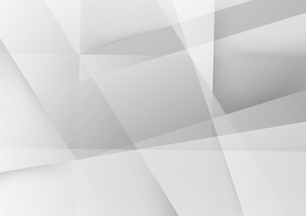 White and grey background. Corporate technology modern design. Pattern style geometric. Abstract modern background used about technology or product presentation backdrop. Vector illustration.