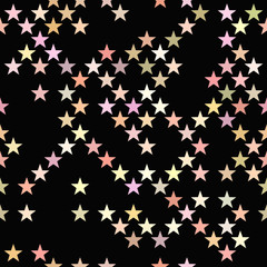 Fototapeta na wymiar Seamless abstract star pattern - vector background design