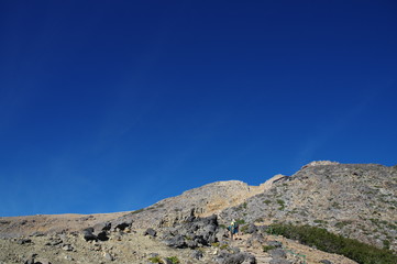 快晴の御嶽山