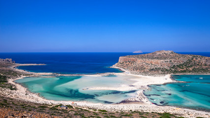 Balos, spiaggia di Creta, Grecia - obrazy, fototapety, plakaty