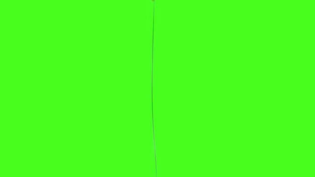 Green Screen Chrome Key of a Red Balloon flying in and out of shot, scary balloon to add to any footage