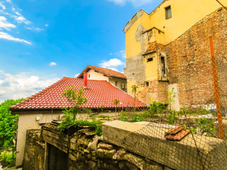 Ancient streets in the Old Town Veliko Tarnovo