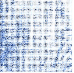 Mosaic background with dots