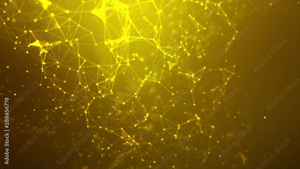 Poster abstract background flying move pass through user interface for cyber futuristic concept with dark a