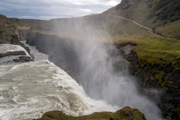 Waterfall Gullfoss  - Iceland © Marcin Kumorek