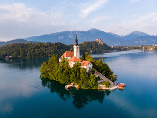 Bled Lake, Slovenia (Drone shots)