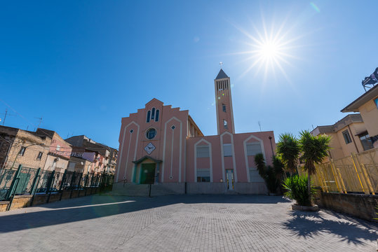 Church of San Giovanni Bosco in Riesi, Caltanissetta, Sicily, Italy, Europe