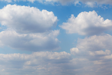 Blue sky with clouds
