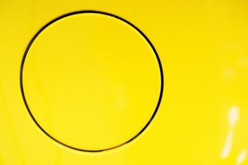 car oil cap to refuel, Fuel tank door on car for fueling gasoline