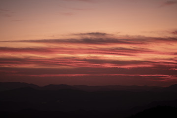 Beautiful red and pink sky design