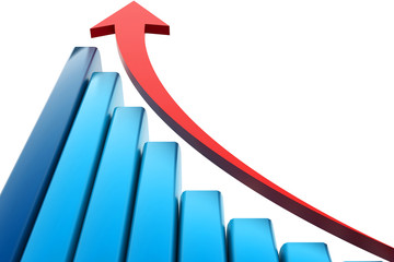 Economical stock market graph