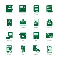 invoice icons