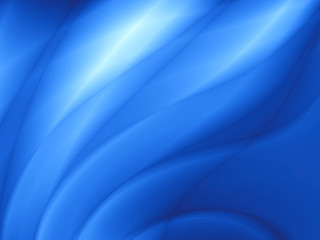 blue wave mind art abstract background