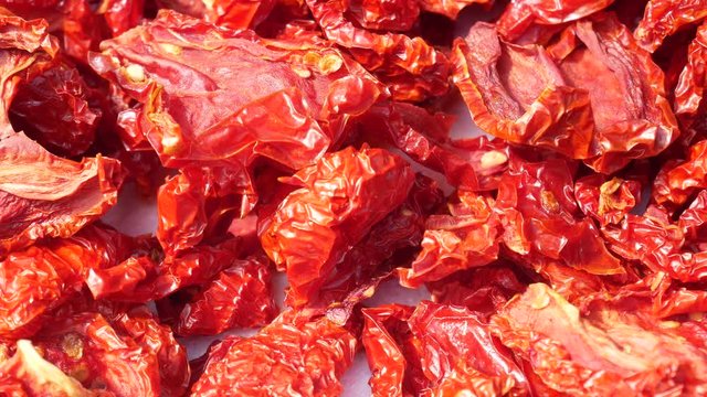 sun-dried tomatoes made in south Italy. Italian excellence. Ingredient for gourmet dishes.