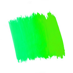 Green abstract hand drawn paint background. Summer gradient. Design elements for text.