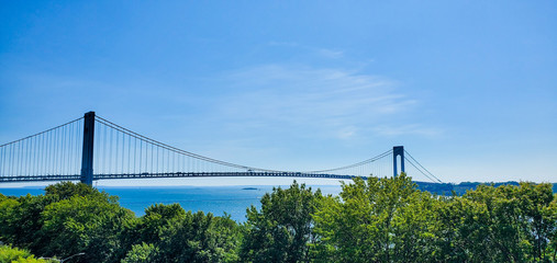 Verrazzano-Narrows bridge in Brooklyn, New York