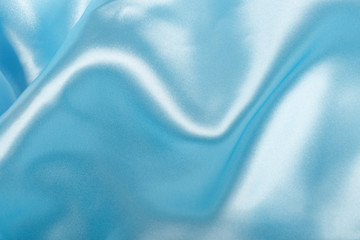 Blue fabric texture used as background