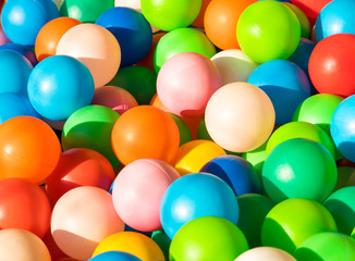 Fototapeta na wymiar Background with colored balls