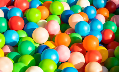 Fototapeta na wymiar Background with colored balls