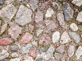 Stone paving as nature background.