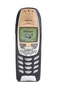 BUDAPEST, HUNGARY - JUNE 09, 2015: Nokia 6310i cellphone in used condition. The 6310i was a very popular corporate phone after it's introduction in 2002